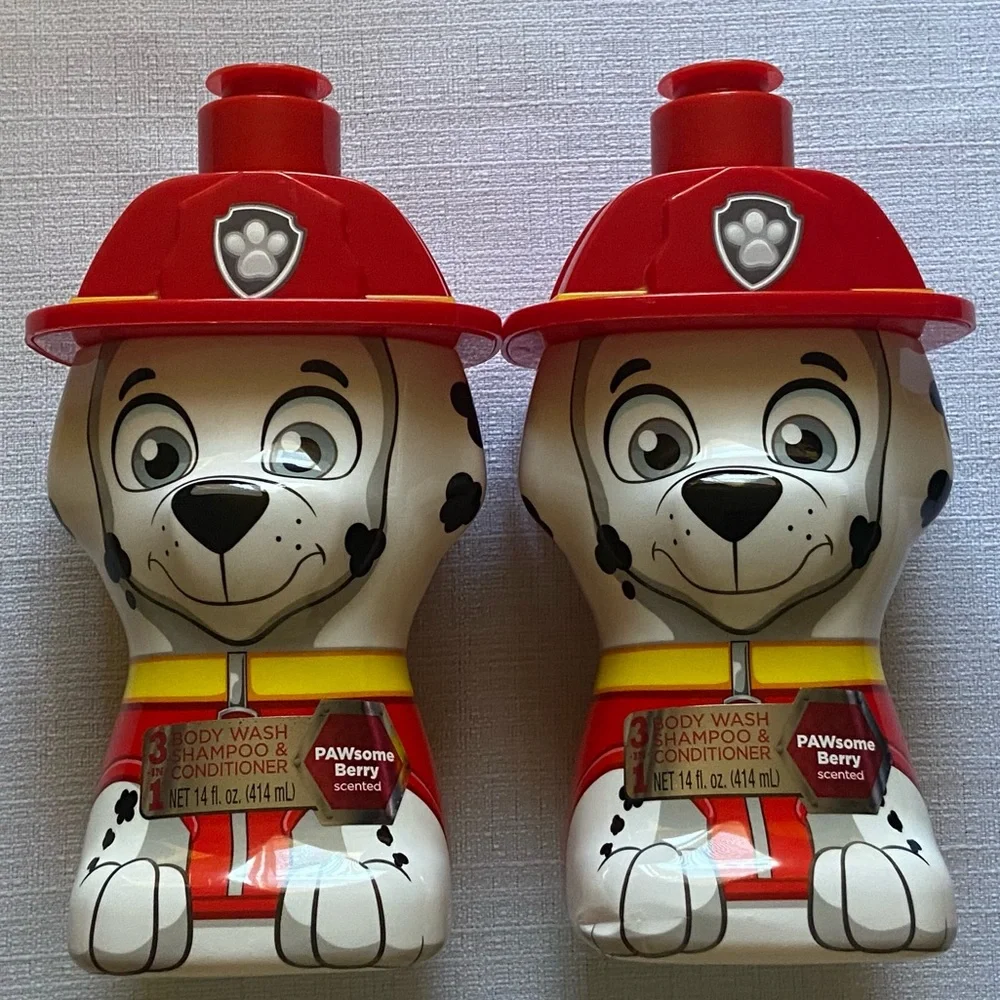 Nickelodeon Paw Patrol 3-in-1 Shampoo, Conditioner, & Body Wash-2 Bottles